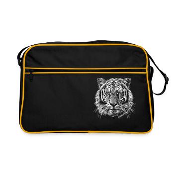 Siberian tigers Siberian tigers - Retro Bag - black/gold - Front