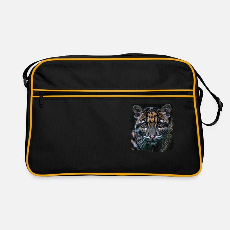 Clouded Leopard Nebelparder Retro Bag