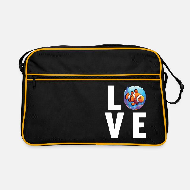Clownfish Clownfische Clownfisch Retro Tasche