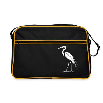 Héron Reiher - Sac Retro - noir/or - Devant