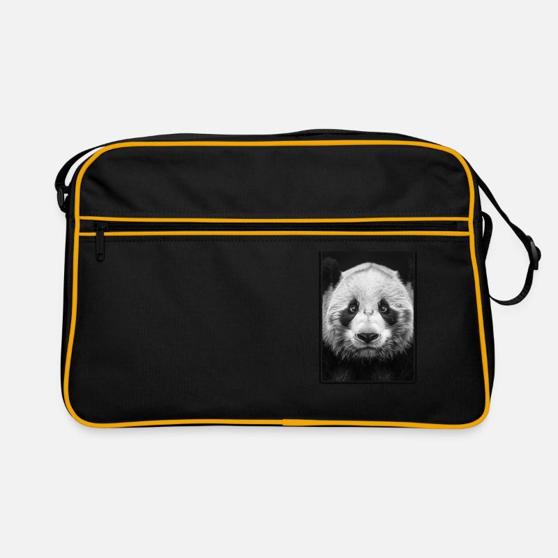 Panda géant Pandas Große Pandas Großer Panda Sac Retro
