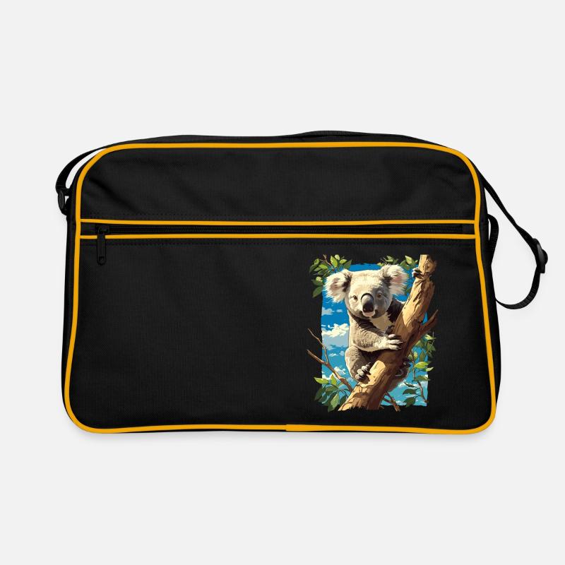 Koalas Koala - Sac Retro - noir/or