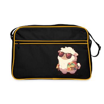 Alpaga Alpagas Alpaga - Sac Retro - noir/or - Devant