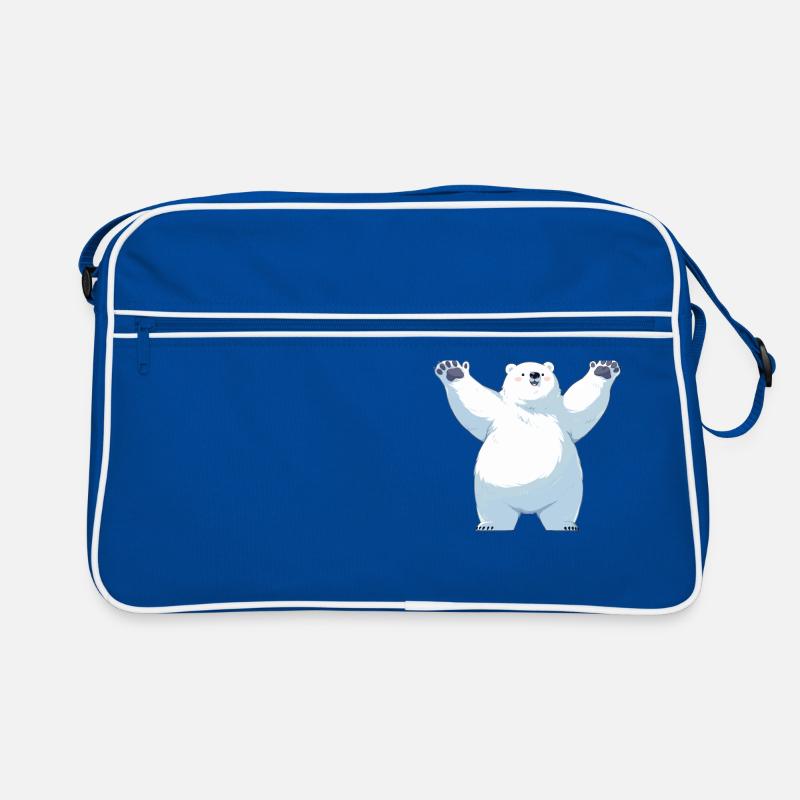 Ours polaire Eisbären Eisbär Sac Retro