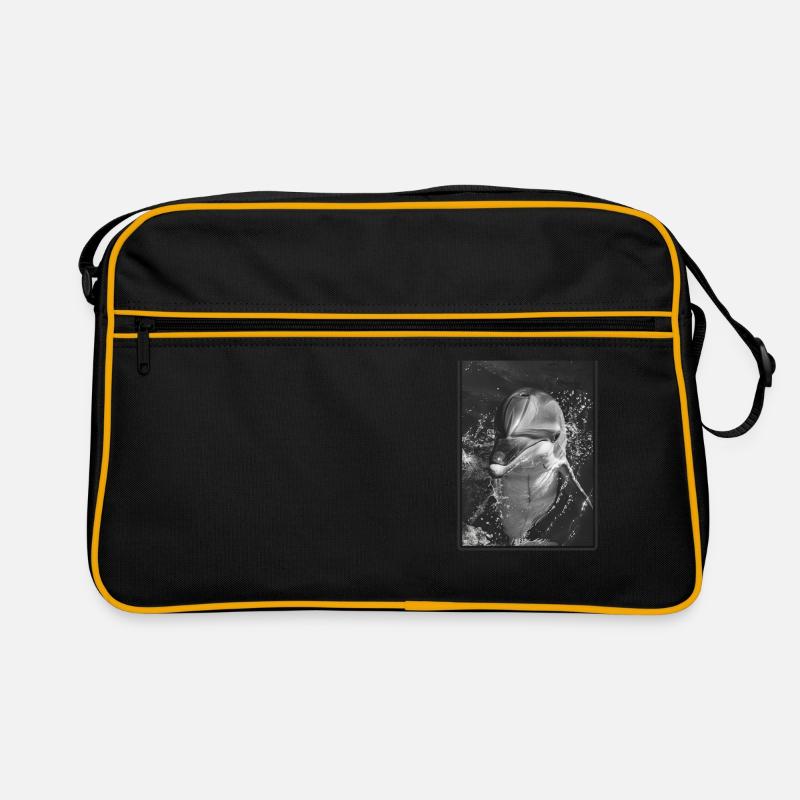 Dolphin Dolphins Dolphin Retro Bag