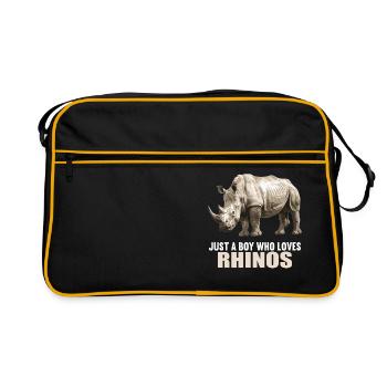 Rhino Rhinos Rhino - Retro Bag - black/gold - Front