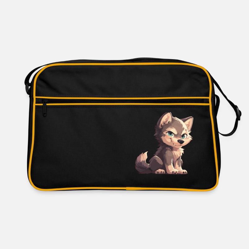 Wolves Wolf Retro Bag