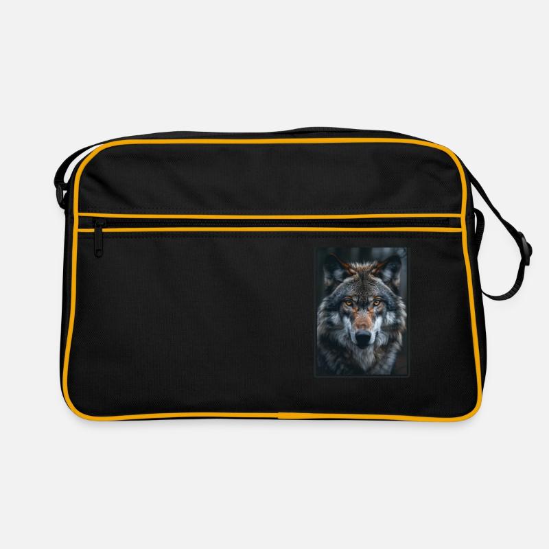 Loups Loup - Sac Retro - noir/or
