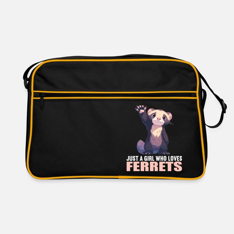 Ferret Frettchen Retro Bag