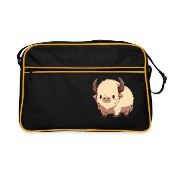 Bisons Bison - Retro Bag - black/gold - Front