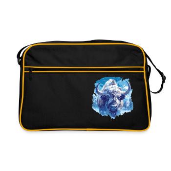 Bisons Bison - Retro Bag - black/gold - Front