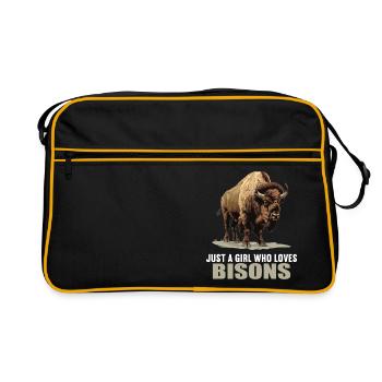 Bisons Bison - Retro Bag - black/gold - Front