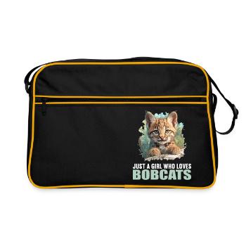 Bobcat's Bobcat, Bobcat, Bobcat, Bobcat, Lynx - Retro Bag - black/gold - Front