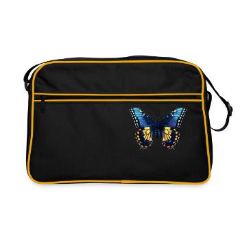papillon papillons papillon papillon - Sac Retro - noir/or - Devant