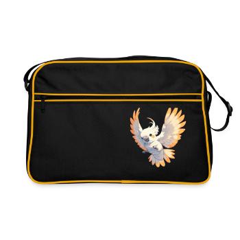 Cacatoès Cacatoès Cacatoès - Sac Retro - noir/or - Devant