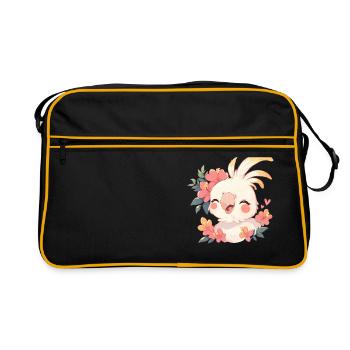 Cacatoès Cacatoès Cacatoès - Sac Retro - noir/or - Devant