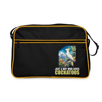 Cacatoès Cacatoès Cacatoès - Sac Retro - noir/or - Devant