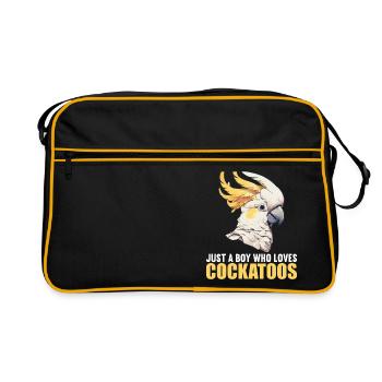 Cacatoès Cacatoès Cacatoès - Sac Retro - noir/or - Devant