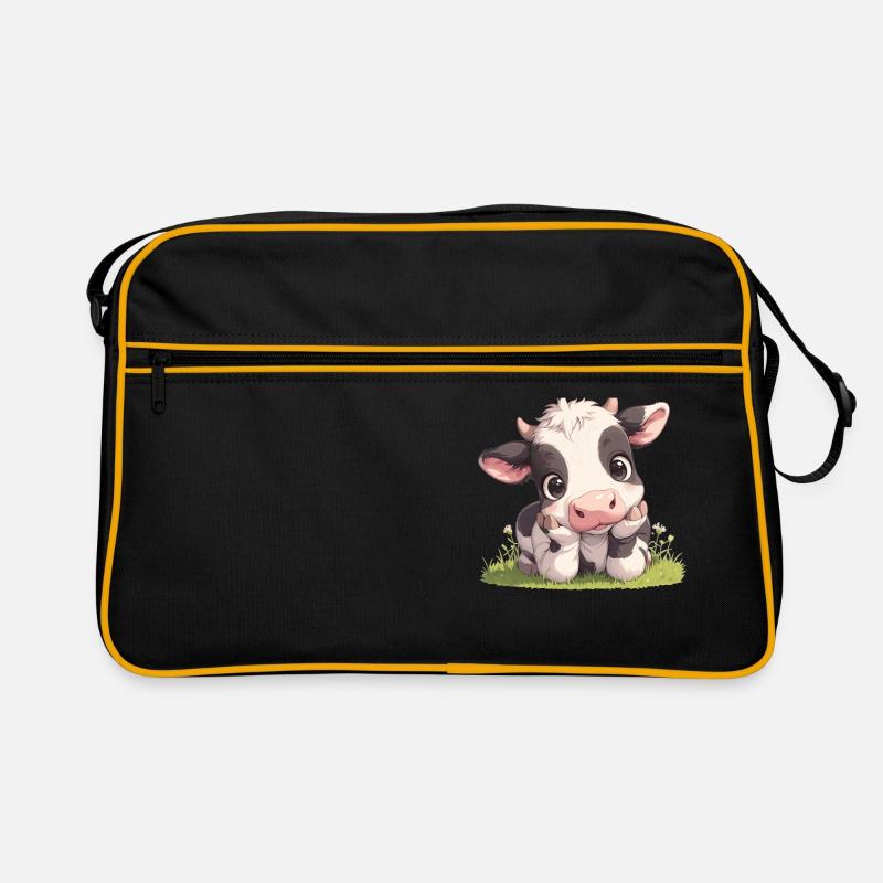 Vaches Vache - Sac Retro - noir/or