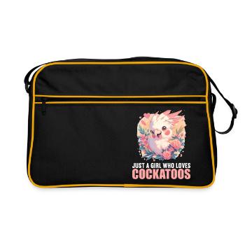 Cacatoès Cacatoès Cacatoès - Sac Retro - noir/or - Devant