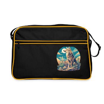 Coyotes Coyote - Retro Bag - black/gold - Front