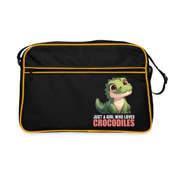 Crocodiles Crocodile - Sac Retro - noir/or - Devant