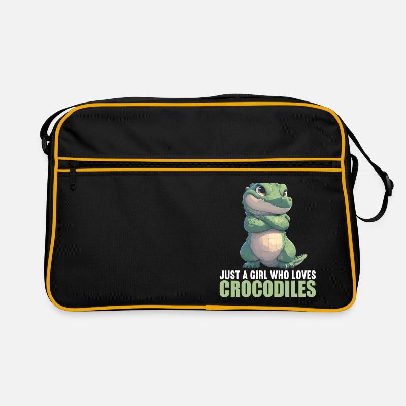 Krokodile Krokodil Retro Tasche