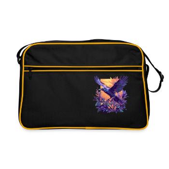 Crows Crow - Retro Bag - black/gold - Front