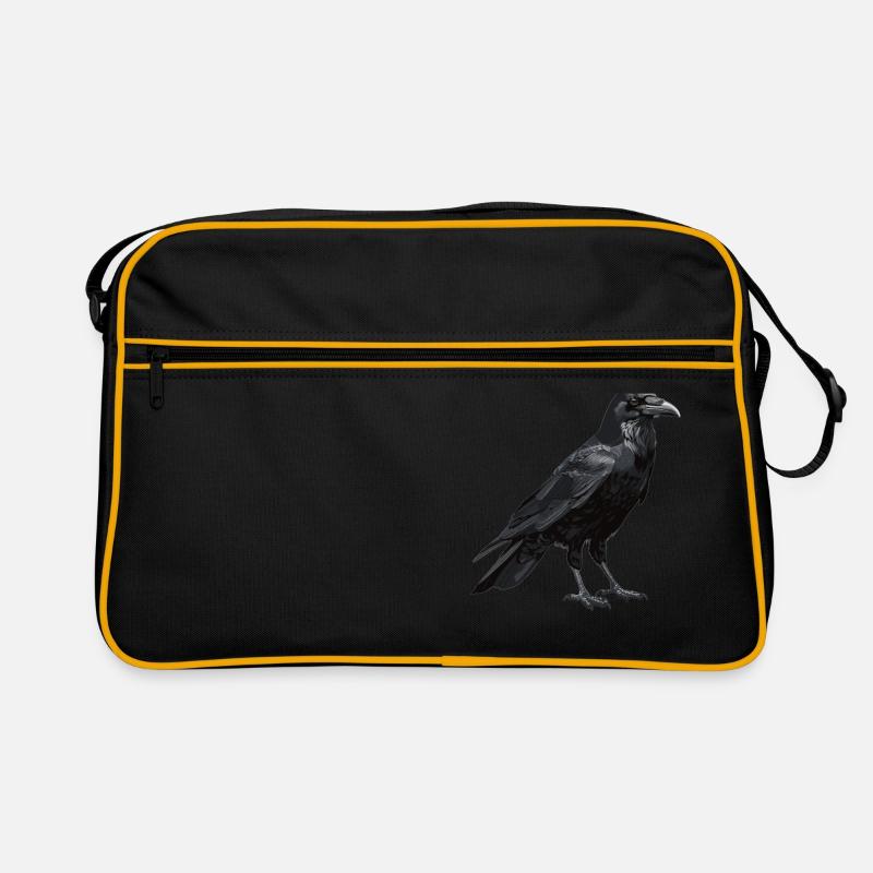 Crows Crow - Retro Bag - black/gold