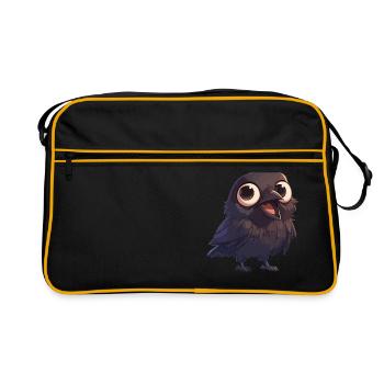 Crows Crow - Retro Bag - black/gold - Front