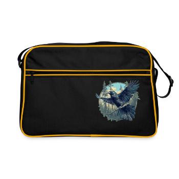 Crows Crow - Retro Bag - black/gold - Front