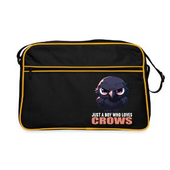 Crows Crow - Retro Bag - black/gold - Front