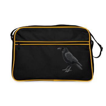Crows Crow - Retro Bag - black/gold - Front