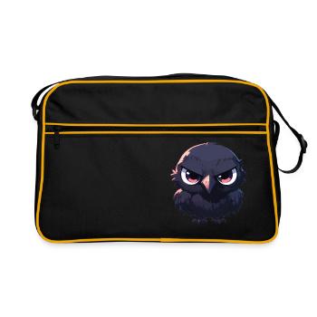 Crows Crow - Retro Bag - black/gold - Front