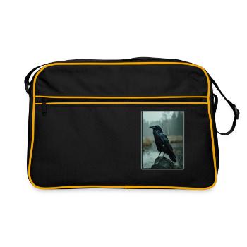 Crows Crow - Retro Bag - black/gold - Front