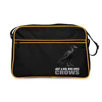 Crows Crow - Retro Bag - black/gold - Front