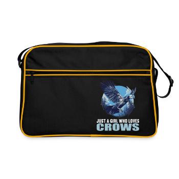 Crows Crow - Retro Bag - black/gold - Front