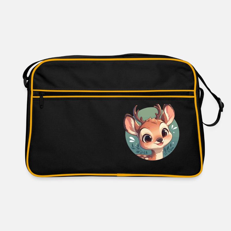 Hirsche Hirsch Retro Tasche