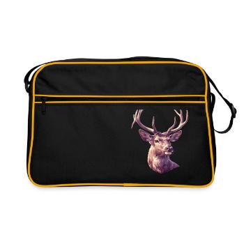 Cerf Cerf - Sac Retro - noir/or - Devant