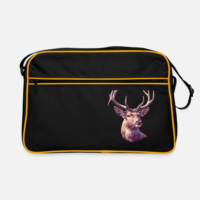 Hirsche Hirsch Retro Tasche