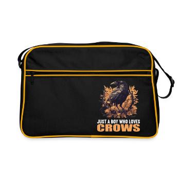 Crows Crow - Retro Bag - black/gold - Front