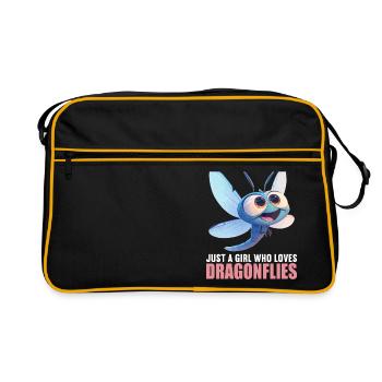 Dragonflies Dragonfly - Retro Bag - black/gold - Front