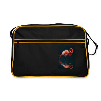 Flamingos Flamingo - Retro Bag - black/gold - Front