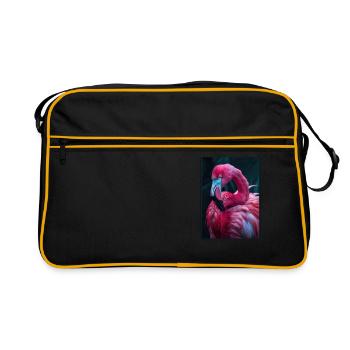 Flamingos Flamingo - Retro Bag - black/gold - Front
