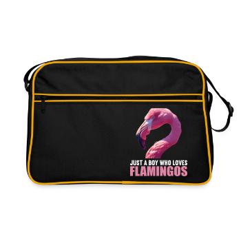 Flamingos Flamingo - Retro Bag - black/gold - Front