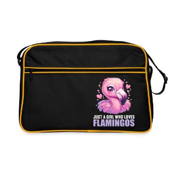 Flamingos Flamingo - Retro Bag - black/gold - Front