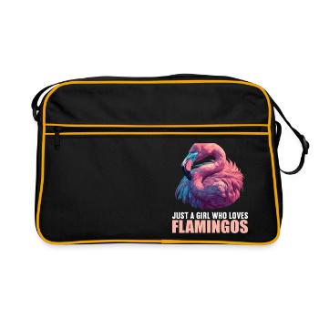 Flamingos Flamingo - Retro Bag - black/gold - Front