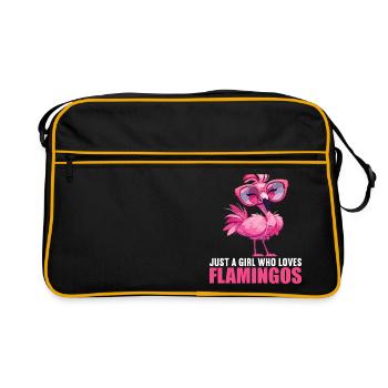 Flamingos Flamingo - Retro Bag - black/gold - Front