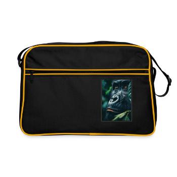 Gorillas Gorilla - Retro Bag - black/gold - Front