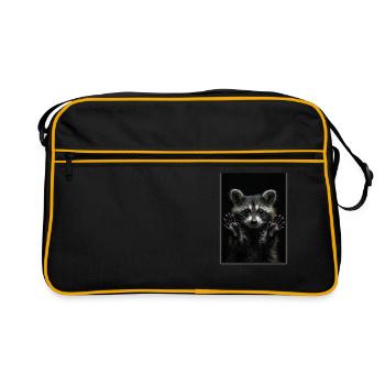 Ratons laveurs Raton laveur - Sac Retro - noir/or - Devant